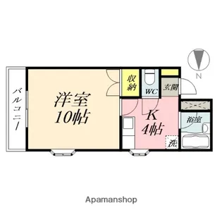 メゾン大福【401号室】の間取り