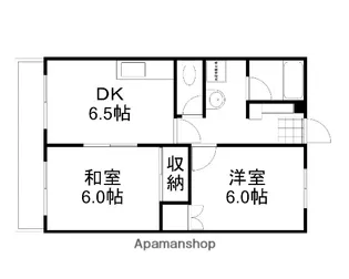 田中コーポ【1階】の間取り