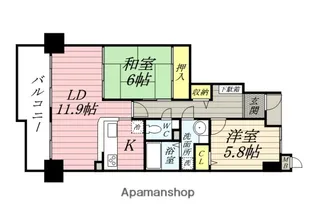 サーパス北新保【3階】の間取り