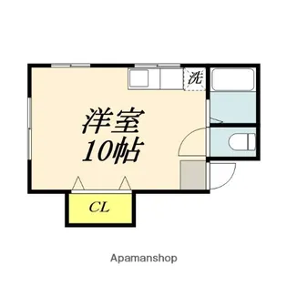 フレール津倉【305号室】の間取り
