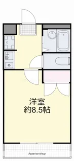 1Kの間取り画像