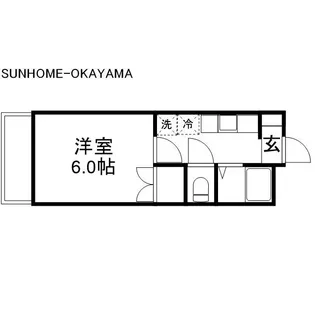メゾンユタカ【3階】の間取り