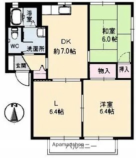 THRIVE HIRAFUKU B棟【1階】の間取り