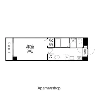 WELLNESSハレルヤ【203号室】の間取り