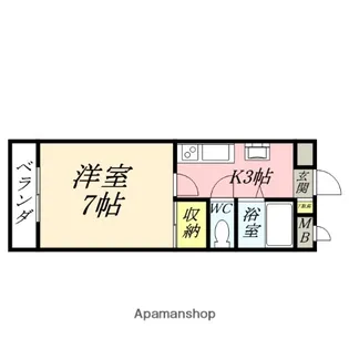 カサ・エスペランサ【1階】の間取り