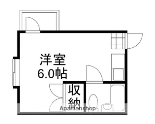 ベルハイム医大東【401号室】の間取り
