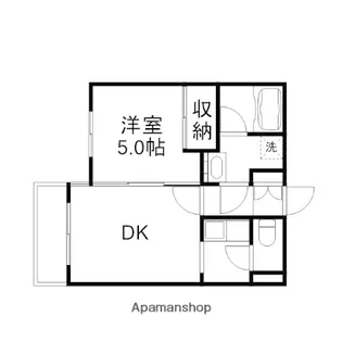 フォーラム伊島三番館【103号室】の間取り