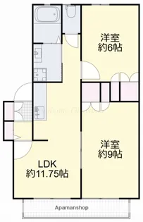 アーバンF C【2階】の間取り
