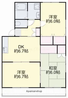 セレーノマンション【2階】の間取り