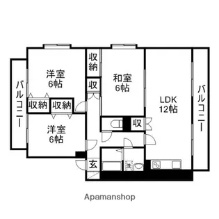 リーブロイヤル【2階】の間取り
