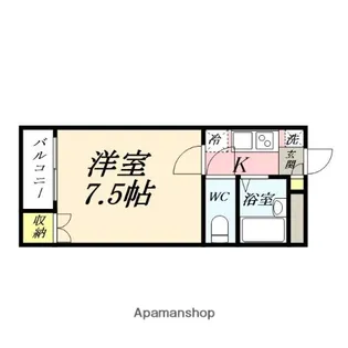 アークヒルズ大元【303号室】の間取り