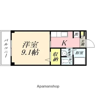 フィネスエトワール【2階】の間取り