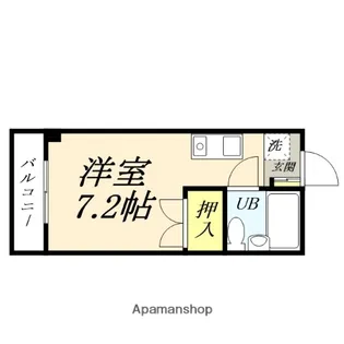 セイントヴィラ医大南【110号室】の間取り