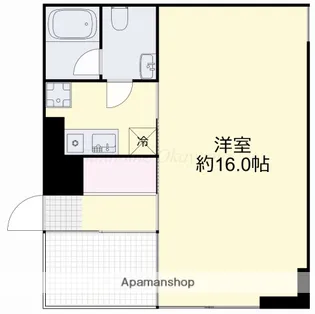 ガラクシアトーレ【3F号室】の間取り