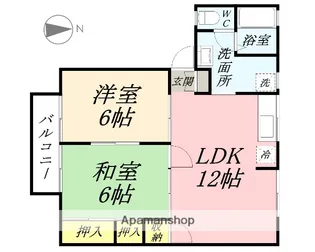 サンドミール【203号室】の間取り