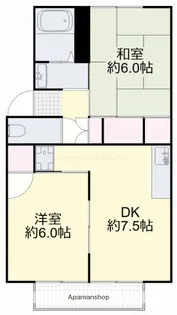 ステラマリス田中A棟【201号室】の間取り