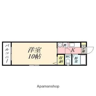 オーランド富田町【3階】の間取り