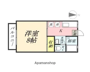 コーポ・レーベン B棟【2階】の間取り