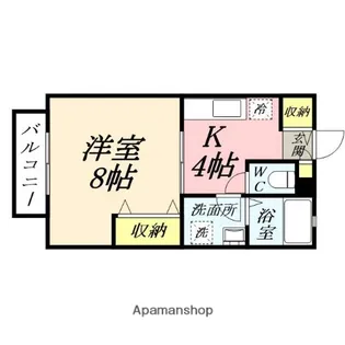 S.T.VILLA TSUSHIMA C【2階】の間取り