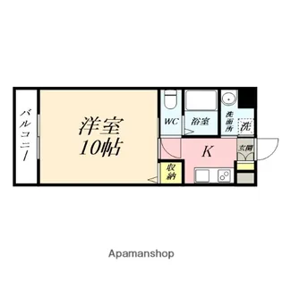柳町Aマンション【9階】の間取り