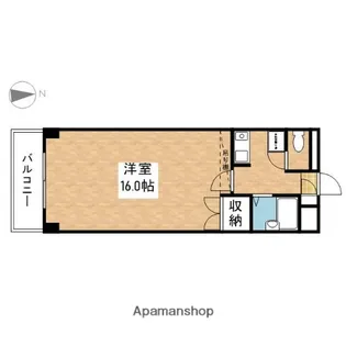 コゼット西古松【5階】の間取り