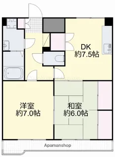 サニークレスト清水【2階】の間取り