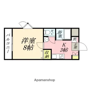 レジデンス田町【5階】の間取り