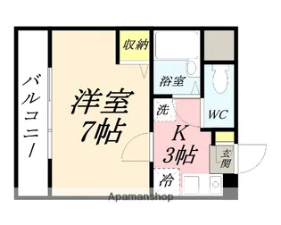 CASA NUAGE【3階】の間取り