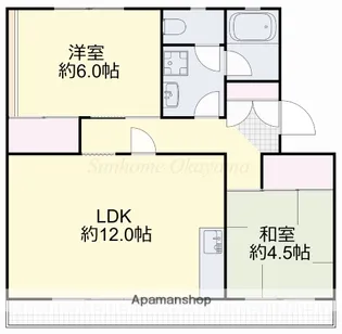 操南ハイツ【2階】の間取り