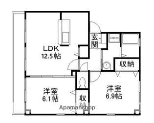シャルム【2階】の間取り