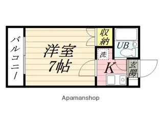 エスペーロ伊島【1階】の間取り