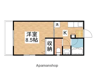 コーポBEEHOUSE【3階】の間取り