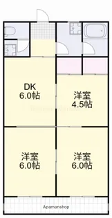 IRIS吉備津【202号室】の間取り