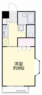シャトー武本【1階】の間取り