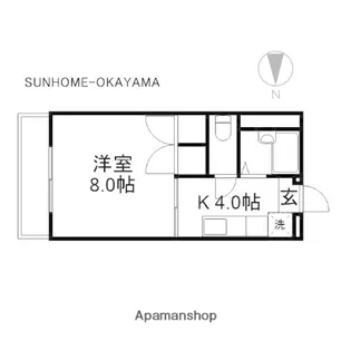 グリーンエージ【1階】の間取り