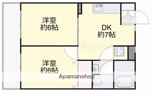 エトワール平野【1階】の間取り