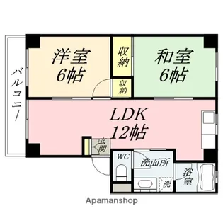 レジデンス下中野A棟【2階】の間取り