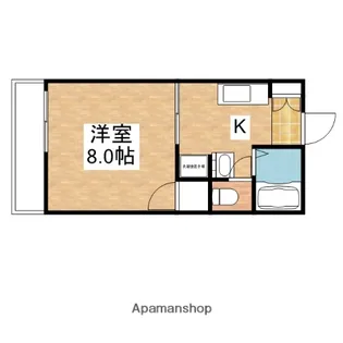 ステップインタケチ【203号室】の間取り