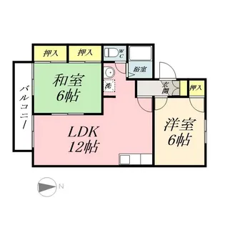 マンハイム前川【2階】の間取り