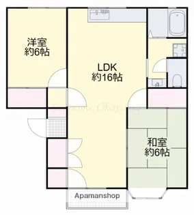 メゾン・ヴェルデ A【2階】の間取り