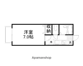 ブランシェC【1階】の間取り