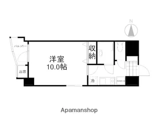 シャトー日興【8階】の間取り