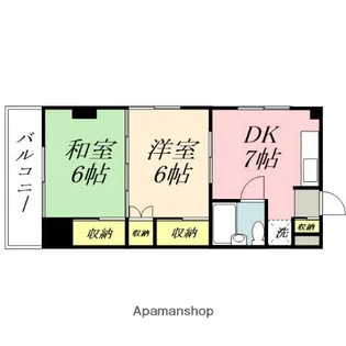 渡辺ビル【4階】の間取り