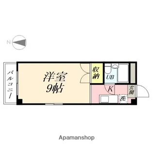 エトワール京町【4階】の間取り