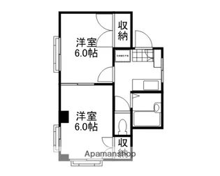 グレープバイン原尾島【3階】の間取り