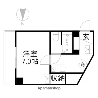 ベンハウス大供【3階】の間取り