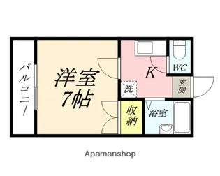 エスポアール中井【2階】の間取り