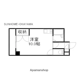 エスポアール21A【305号室】の間取り