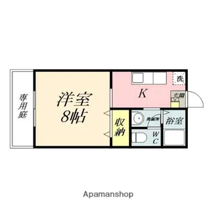後神ハイツ【105号室】の間取り