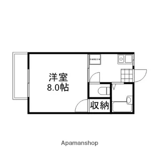 コーポたちばな【2階】の間取り